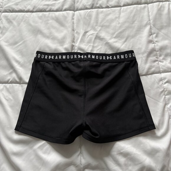 Under Armour Womens Size Large Black Compression Shorts Volleyball Track Spandex - Picture 6 of 6